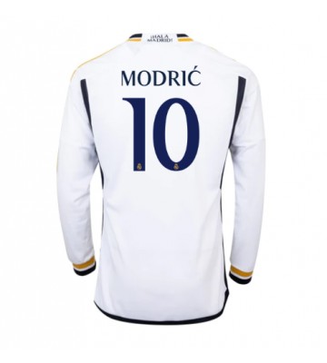 Real Madrid Luka Modric #10 Hjemmebanetrøje 2023-24 Lange ærmer
